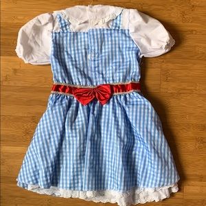 Blue and White Plaid Dress Costume